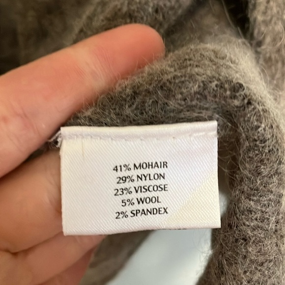 Eileen Fisher Ombré Mohair Wool Blend Open Cardigan - Picture 4 of 5